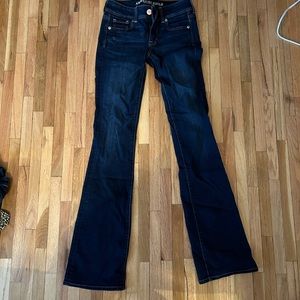 Brand new American Eagle jeans, never worn! Size 0 long!